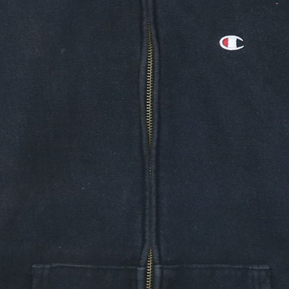 Champion Men's Blue XL Full Zip Hoodie Reverse Weave Jacket