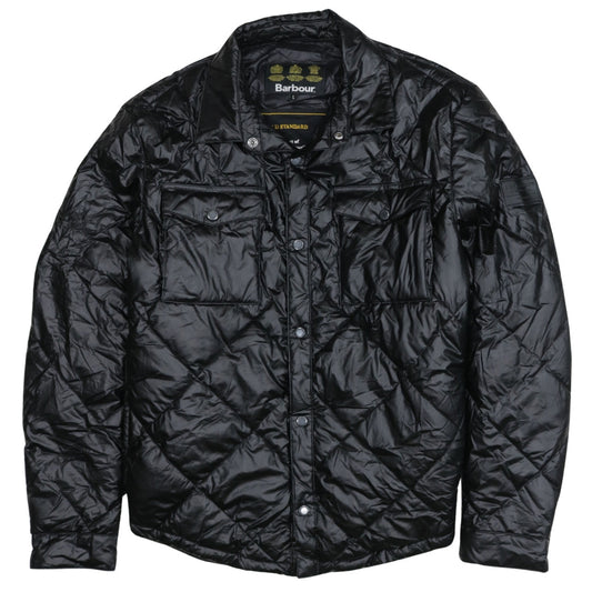 Barbour Men's Black Quilted Puffer Jacket L Regular Fit