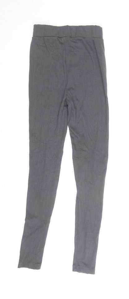 Rising Womens Grey Cotton Elastane M Leggings
