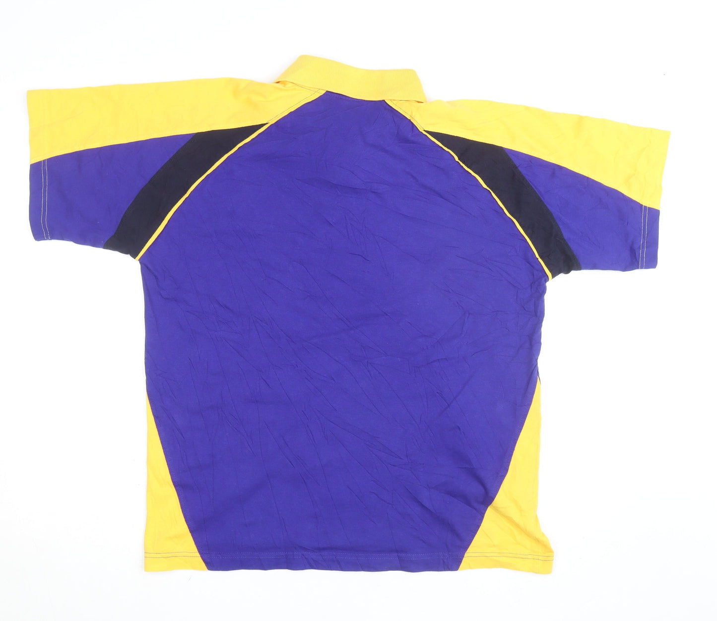 Trendy Men’s Blue Sri Lanka Sports Polo Shirt Size XL Cotton