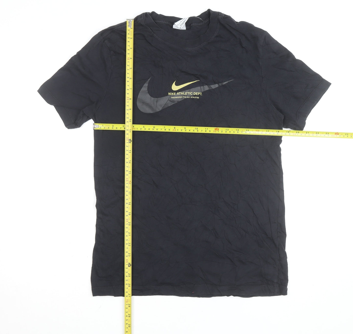 Nike Men's Black Medium Athletic Dept. Graphic Cotton T-Shirt