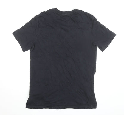 Nike Men's Black Medium Athletic Dept. Graphic Cotton T-Shirt