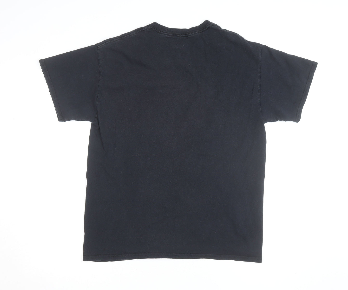 Star Wars Men Black First Order Graphic Short Sleeve Cotton T-Shirt Size L