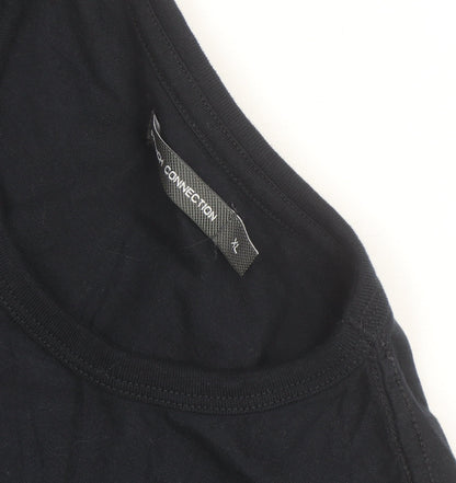 French Connection Men's Black XL Cotton Crew Neck T-Shirt