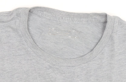 Under Armour Men's Grey Athletic T-Shirt Size L Moisture Wicking