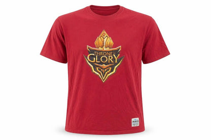 Unit Hundred Men's Red XL Throne of Glory Graphic Cotton T-Shirt