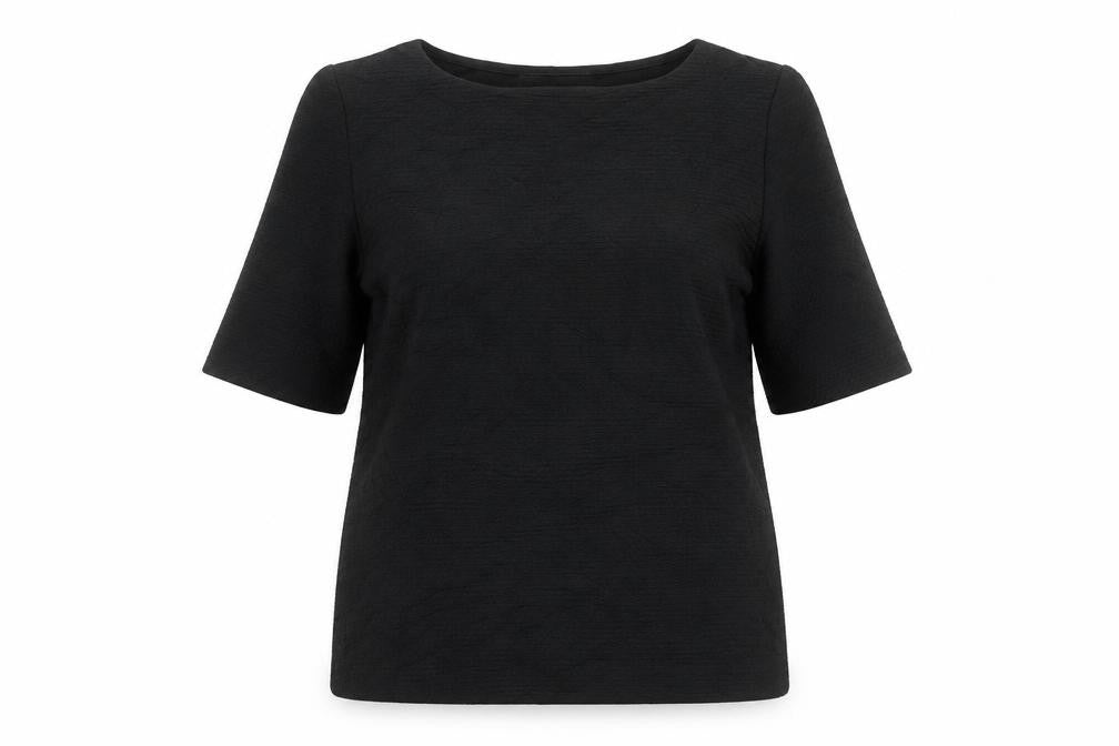 Marks & Spencer Women's Black Size 12 Classic Stretch Blouse