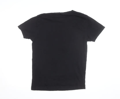 Pulp Fiction Men’s Black Cotton Graphic Movie T-Shirt Small