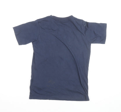 Converse Boys Blue Graphic Sneaker Print T-Shirt Size 11 Years