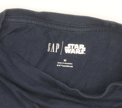 GAP Star Wars Men's Blue Graphic Short Sleeve T-Shirt Size M