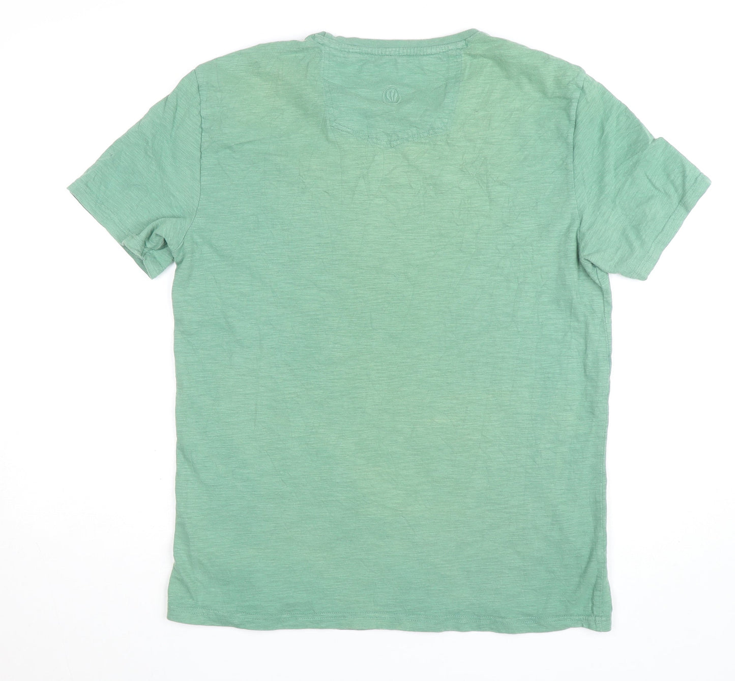 FatFace Men's Green Graphic Nature T-Shirt Size M