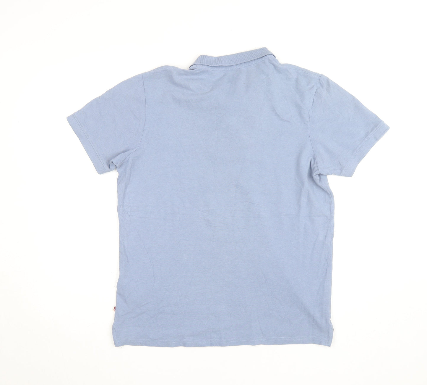 Jack & Jones Men's Blue Cotton Polo Shirt Size M Classic Fit