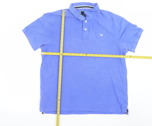 Crew Clothing Company Men’s Blue 2XL Cotton Polo Shirt