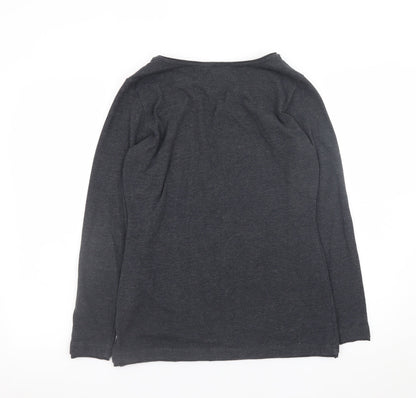 Sandwich Womens Grey Long Sleeve Jersey Top Size M