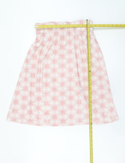Mountain Warehouse Women's Pink Geometric A-Line Skirt Size 12