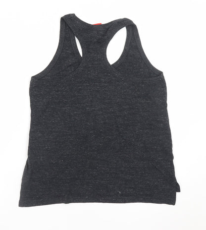 Nike Men's Black Sleeveless Sports T-Shirt M Cotton Blend