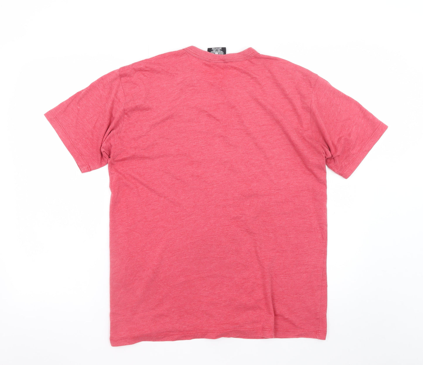 Junk Food Mens Red Dr Pepper Retro Graphic T-Shirt Size L