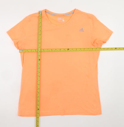 Adidas Men's Orange XL Climalite Prime Tee T-Shirt