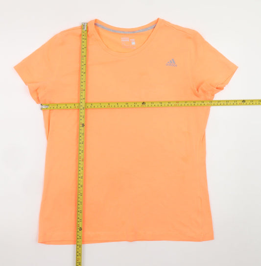 Adidas Men's Orange XL Climalite Prime Tee T-Shirt
