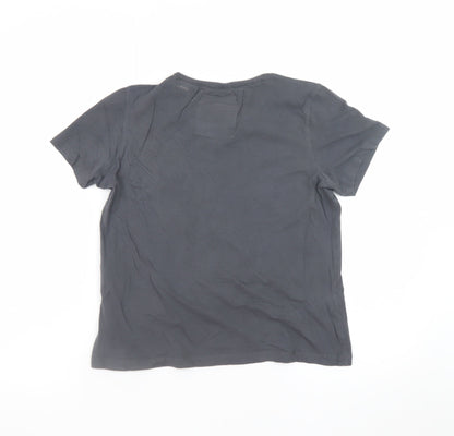 Superdry Women's Grey Graphic 1979 Tour T-Shirt Size 8