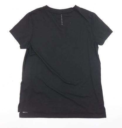 Puma Mens Black Drycell Athletic Fit Short Sleeve T-Shirt Size L