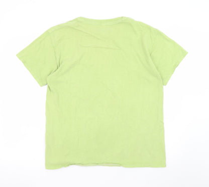 Vintage Supply Women’s Green 100% Cotton Graphic T-Shirt Size S
