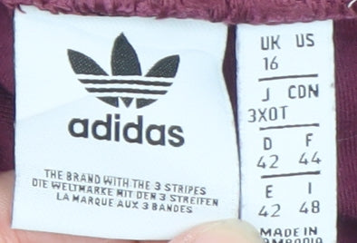 Adidas Women’s Purple Cotton Stretch Leggings Size 16