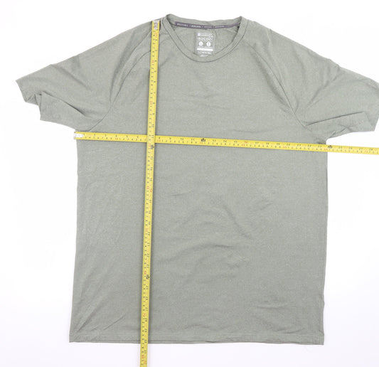 Mountain Warehouse Men's Grey XL Isocool Quick Dry T-Shirt