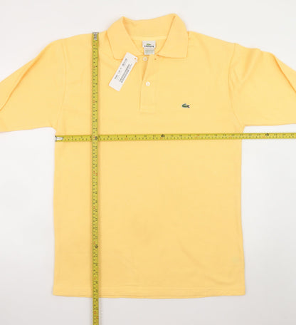 Lacoste Men’s Yellow Long Sleeve Polo Shirt 3XL Cotton Casual