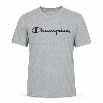 Champion Men's Grey Crew Neck Short Sleeve T-Shirt Size S