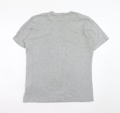 Champion Men's Grey Crew Neck Short Sleeve T-Shirt Size S