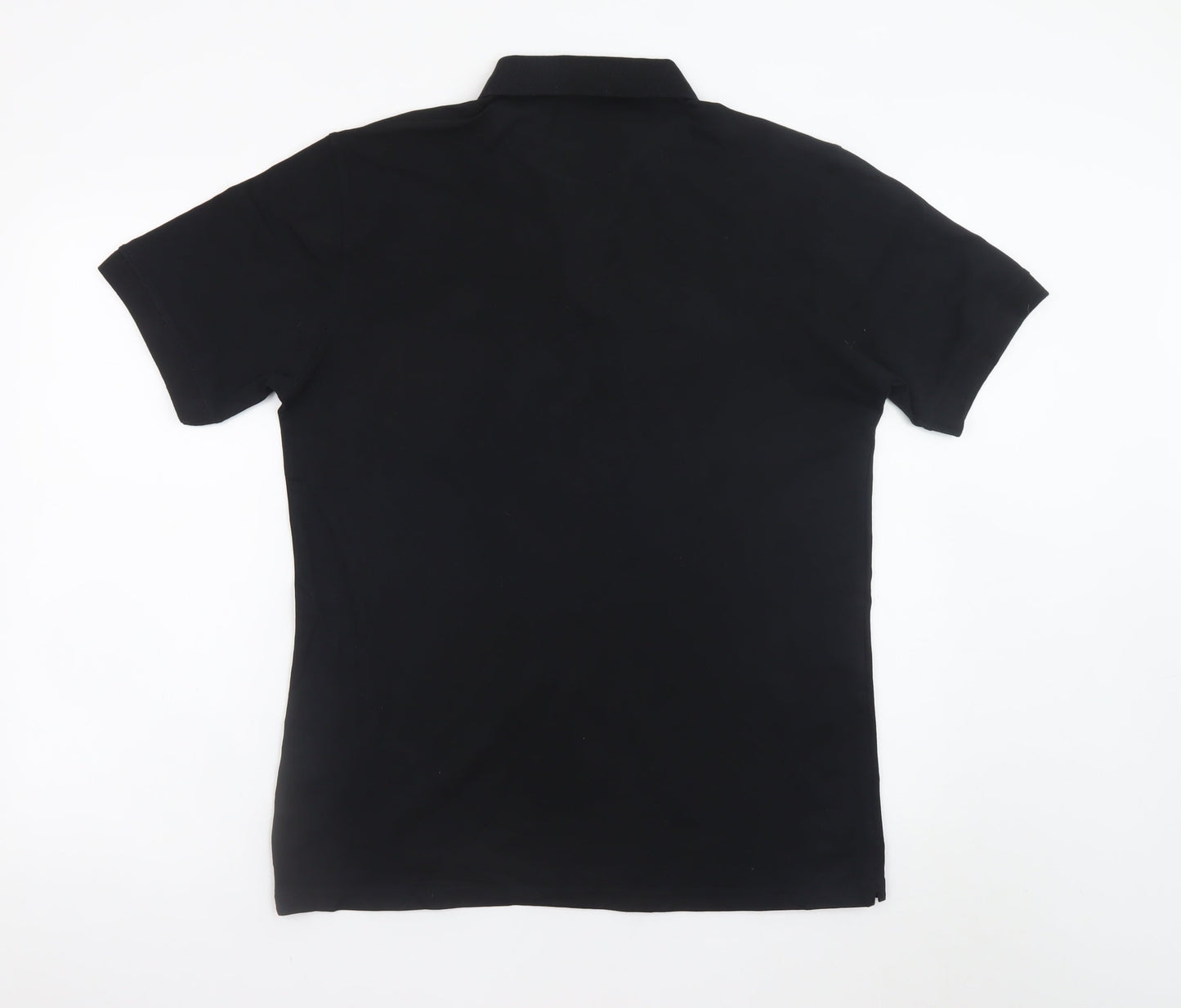 Sergio Tacchini Men's Black Classic Cotton Polo Shirt XL