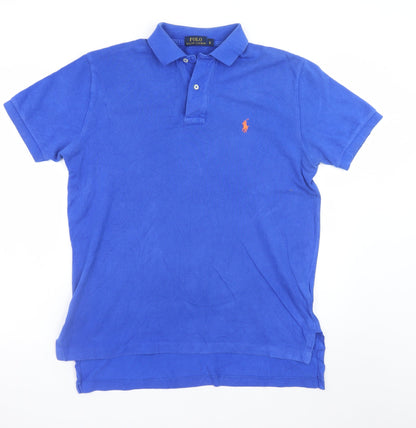 Ralph Lauren Men's Blue Cotton Polo Shirt Size S Classic Fit