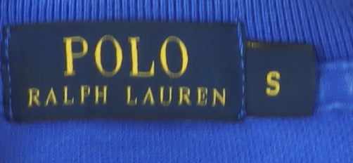 Ralph Lauren Men's Blue Cotton Polo Shirt Size S Classic Fit