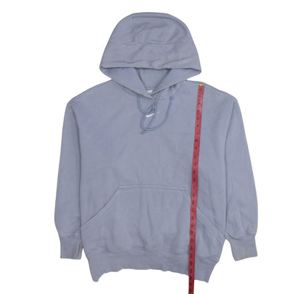 Nike Women’s Blue Pullover Hoodie Medium Cotton Blend Casual