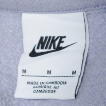 Nike Women’s Blue Pullover Hoodie Medium Cotton Blend Casual