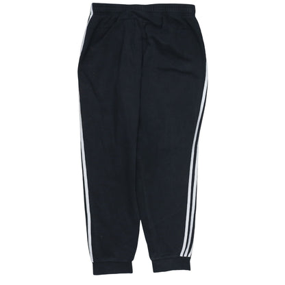Adidas Men's Black Jogger Trousers L Fleece Regular Fit Sportswear