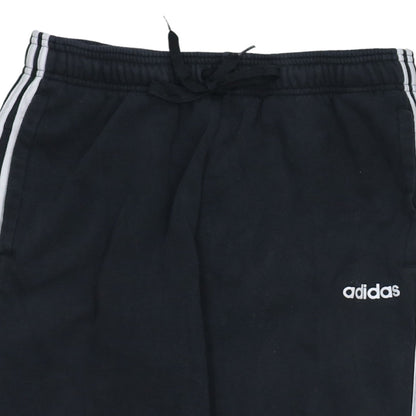 Adidas Men's Black Jogger Trousers L Fleece Regular Fit Sportswear