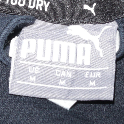 Puma Men's Black Full Zip Hoodie Size M Sportswear Fleece