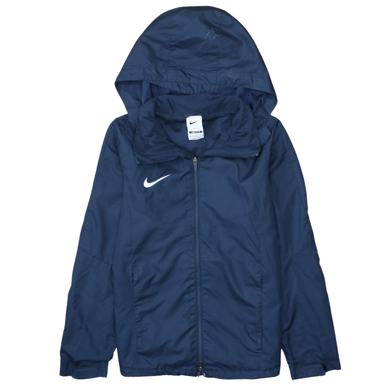 Nike Boys Blue Hooded Windbreaker Jacket XL (158cm) Storm-Fit