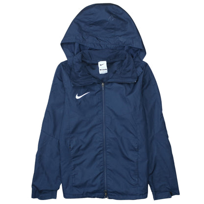 Nike Boys Blue Hooded Windbreaker Jacket XL (158cm) Storm-Fit