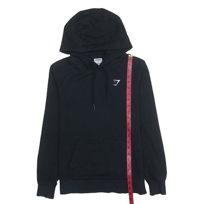 Gymshark Men's Black Pullover Hoodie Size S Regular Fit