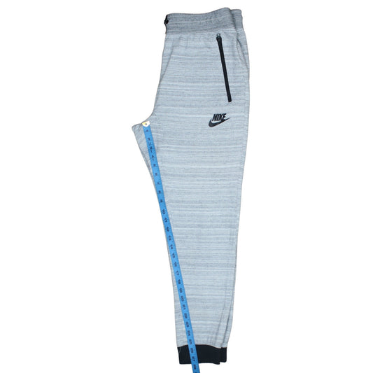 Nike Men’s Grey Jogger Trousers L Regular Fit French Terry Activewear