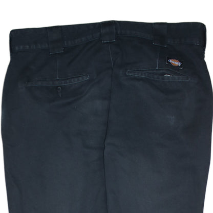 Dickies Men's Black Regular Fit Chino Work Trousers W33 L32