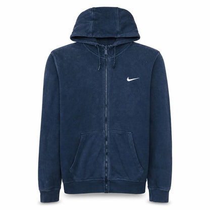Nike Men's Blue Full Zip Hoodie M Sports Fleece Sweatshirt