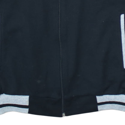 Victory Men's Black Track Jacket L Colourblock Sports Zip Up