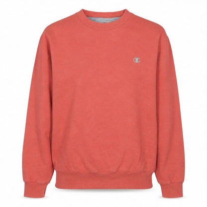 Champion Women's Coral Pink Fleece Sweatshirt XL Crew Neck Pullover