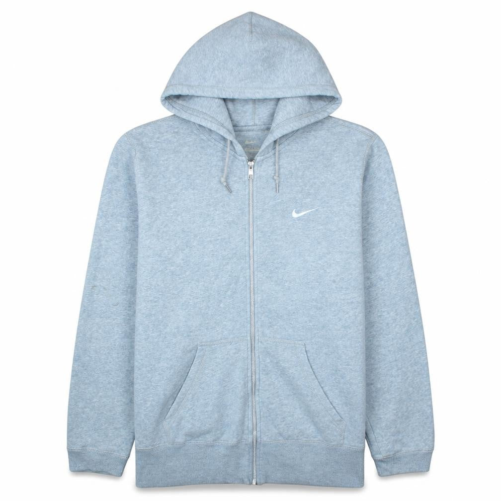 Nike Men's Grey Full Zip Hoodie Size L Regular Fit