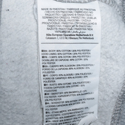 Nike Men's Grey Full Zip Hoodie Size L Regular Fit