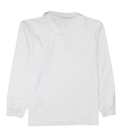 Nautica Men's White XL 1/2 Zip Collared Cotton Sweatshirt